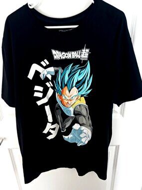 Dragon Ball Super Men's Graphic Print Shirt Size 2 X Large Black